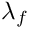 $ \lambda_f $